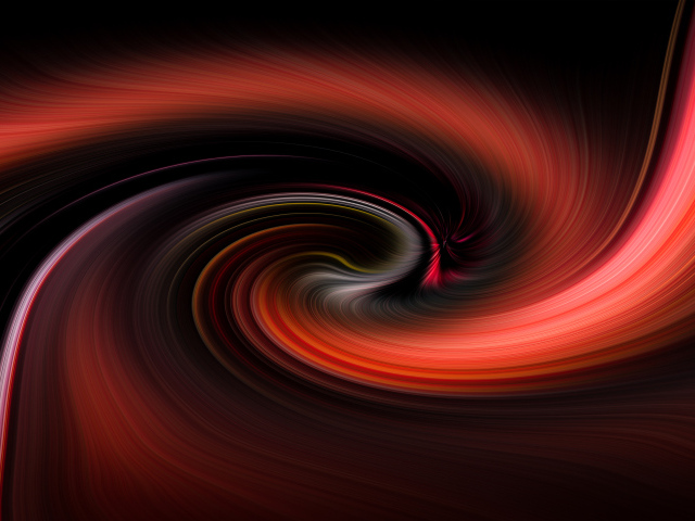 Красное спиральное абстрактное движение