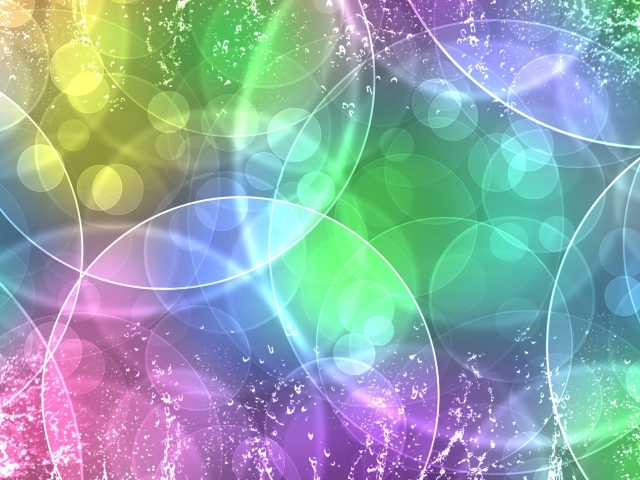 Брызги воды на абстрактном фоне с бликами