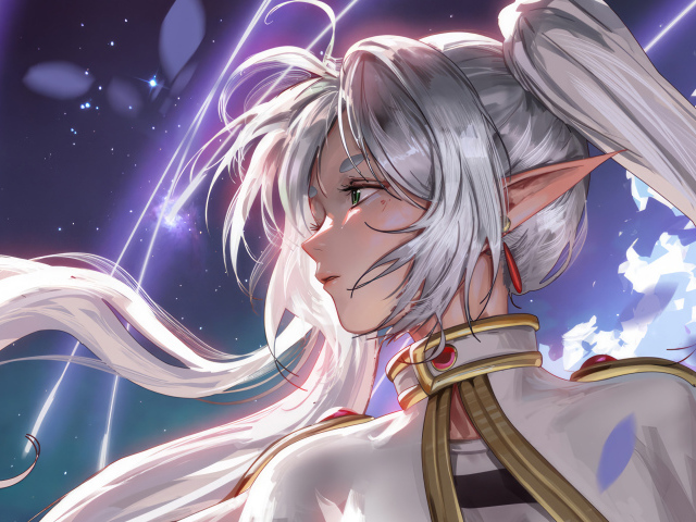 Девушка с хвостами на голове