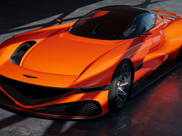 Дорогой быстрый автомобиль Genesis X Gran Berlinetta