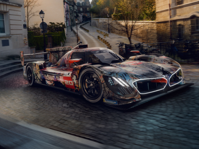 Быстрый BMW Art Car By Julie Mehretu