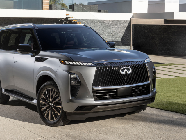 Серебристый внедорожник  Infiniti QX80 Autograph AWD 2025 года