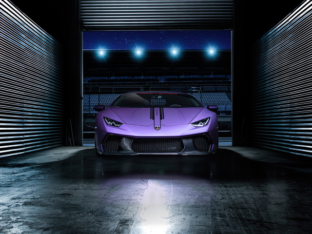 Автомобиль Vorsteiner Lamborghini Huracán Novara в здании