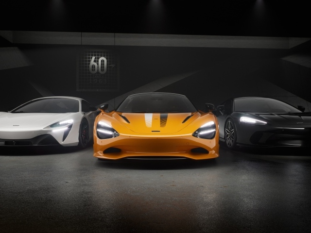 Три стильных быстрых автомобиля McLaren 60th Anniversary Edition