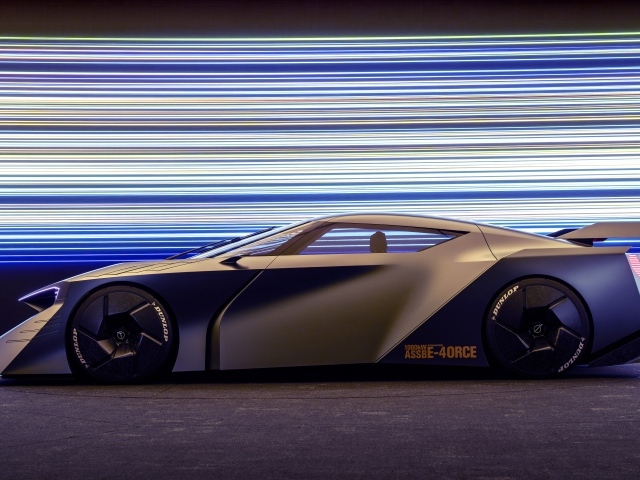 Вид сбоку на автомобиль Nissan Hyper Force