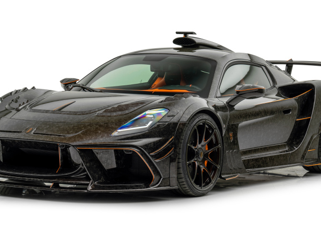 Черный автомобиль Mansory MCX Pergusa 2024 года