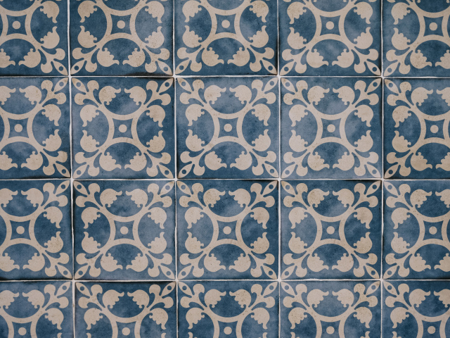 Красивая марокканская плитка на стене для фона