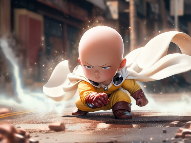 Маленький ребенок супергерой