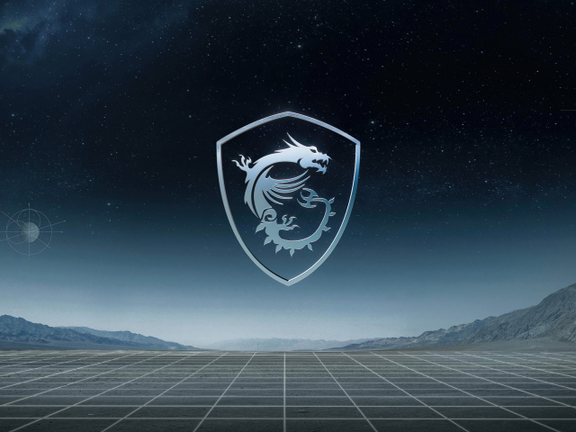 Поле с квадратами для логотипа msi