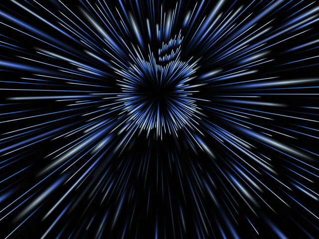 Логотип apple из неоновых бликов