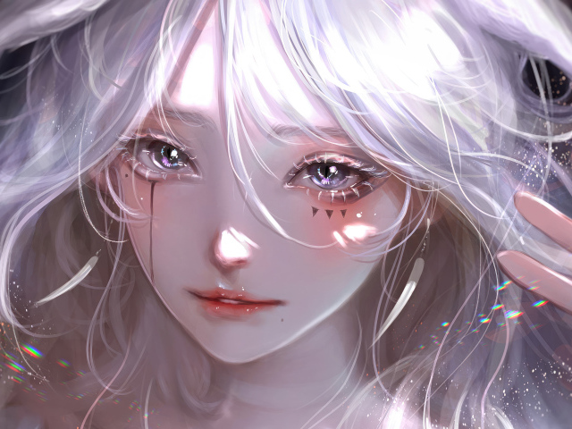 Фантастическая девушка с красивыми глазами