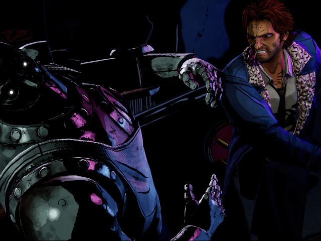 Кадр компьютерной игры The Wolf Among Us 2