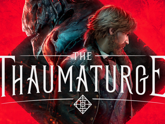 Красный постер компьютерной игры The Thaumaturge, 2024