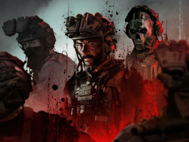 Солдаты персонажи новой игры Call of Duty: Modern Warfare III