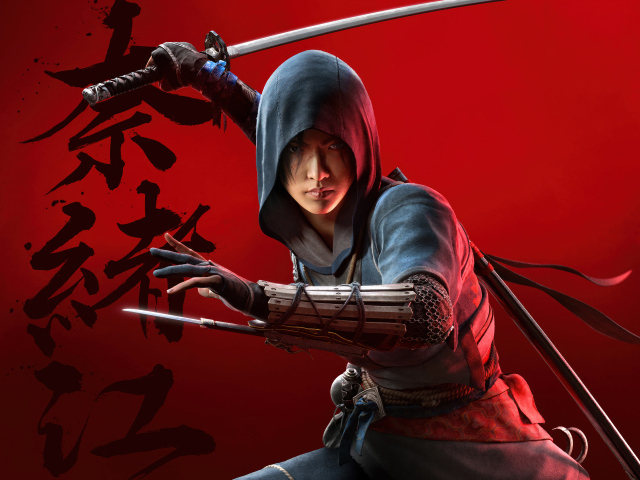 Девушка воин из компьютерной игры Assassin’s Creed Shadows