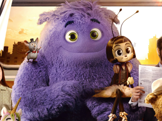 Яркий постер новой комедии Воображаемые друзья (IF), 2024