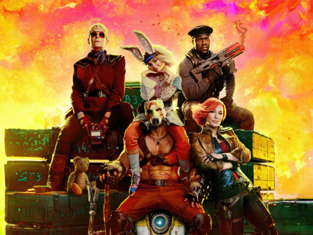 Яркий постер нового фильма Бордерлендс, 2024