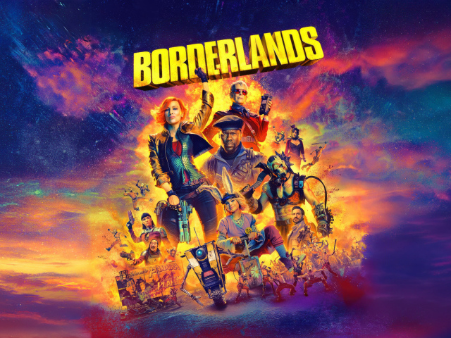 Яркий постер нового фильма Бордерлендс, 2024