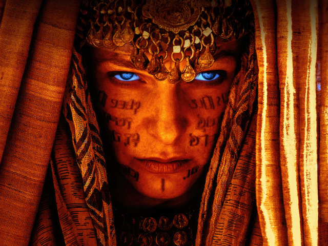 Рисунке на лице нового девушки новый фильм Дюна: Фильм второй