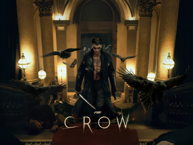 Постер нового супергеройского фильма Ворон, 2024