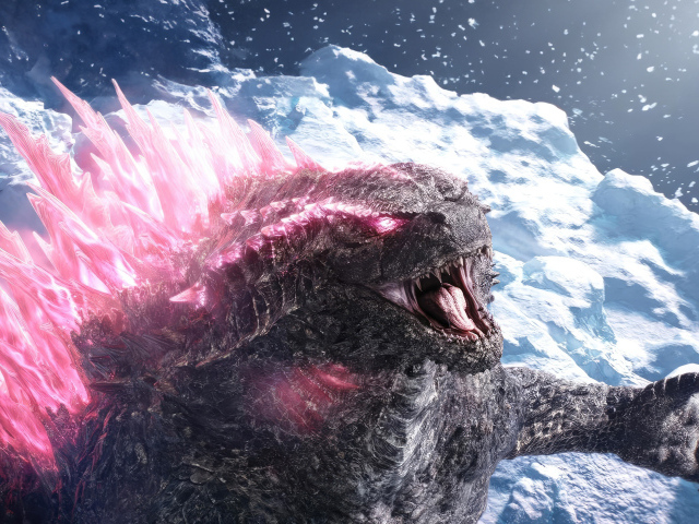 Кадр нового фильма Годзилла и Конг: Новая империя, 2024