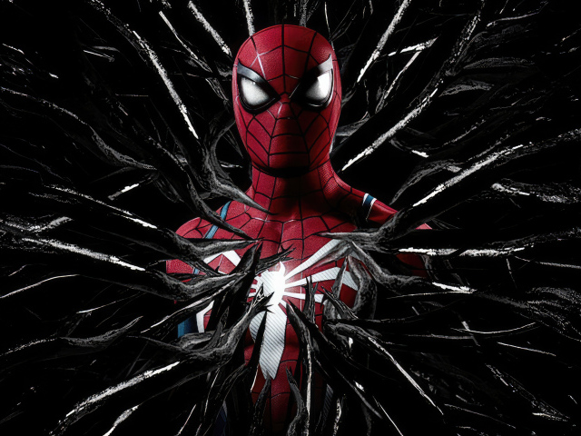 Веном поглощает Человека паука