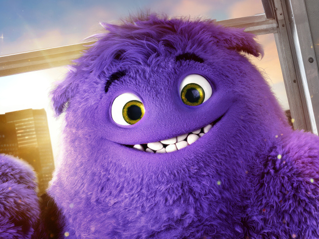 Фиолетовое существо из фильма Воображаемые друзья (IF), 2024