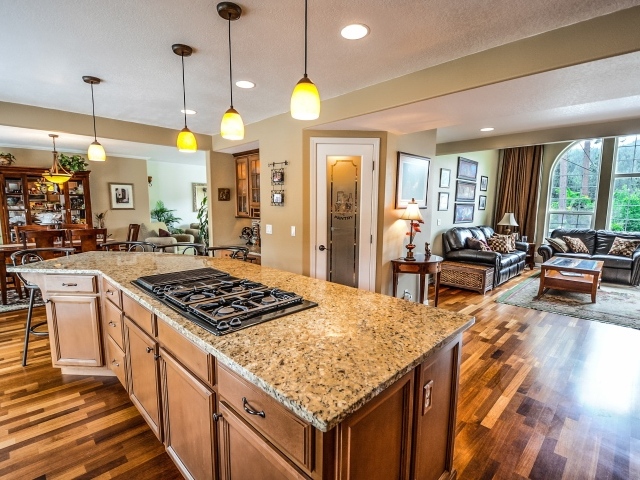 Большая гостиная  с кухней 