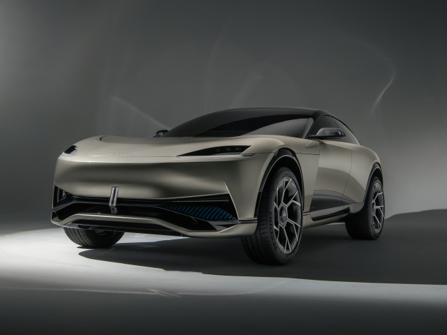 Автомобиль  Karma Ivara на сером фоне