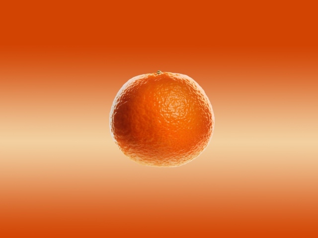 Большой апельсин в воздухе 
