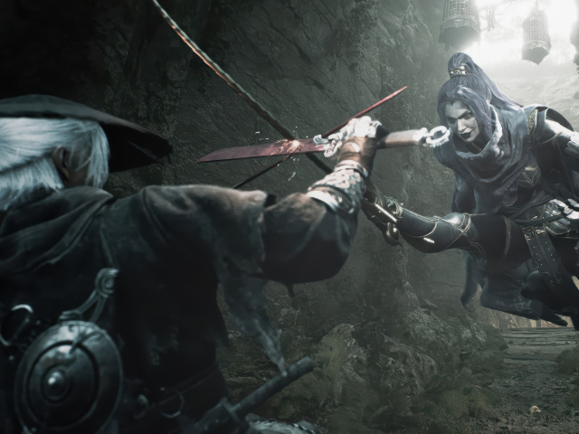 Битва в новой компьютерной игре Phantom Blade Zero