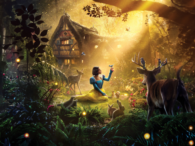 Кадр нового фильма Белоснежка, 2025