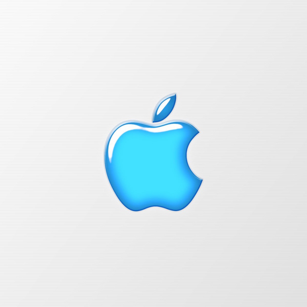 Голубое яблоко Apple