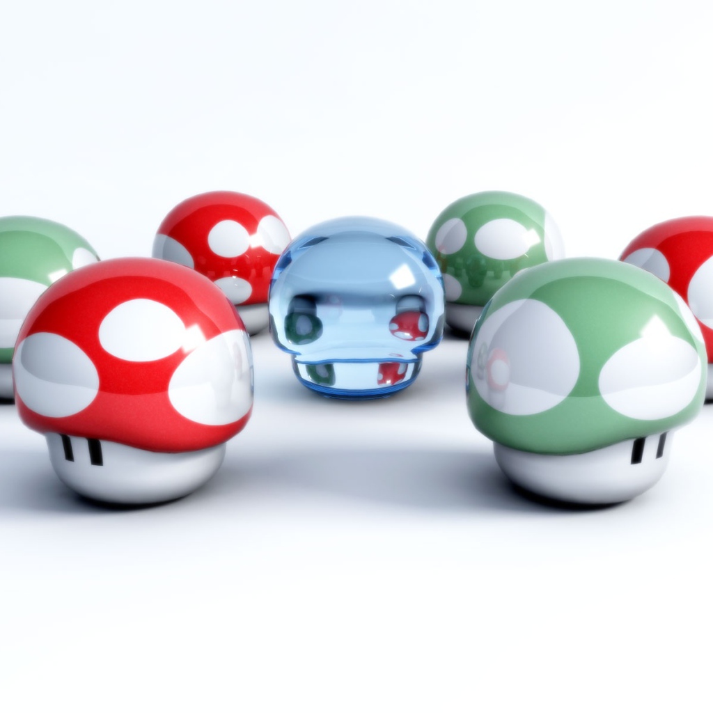 Грибы из игры Марио