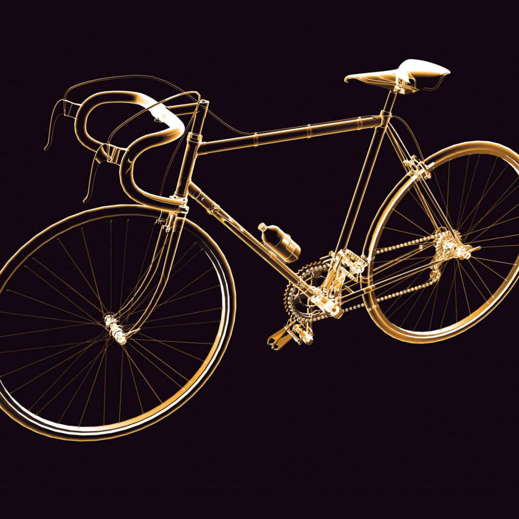 Неоновый велосипед