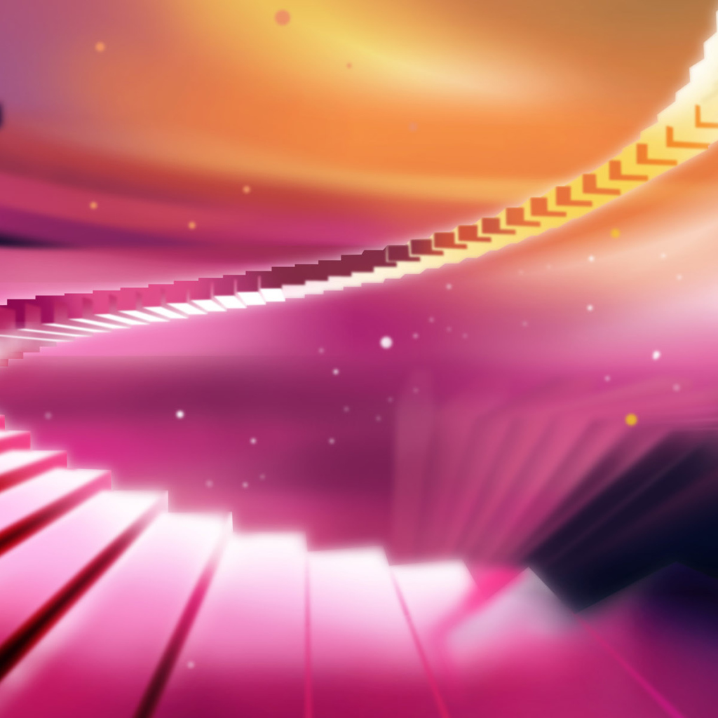 Розовая лестница