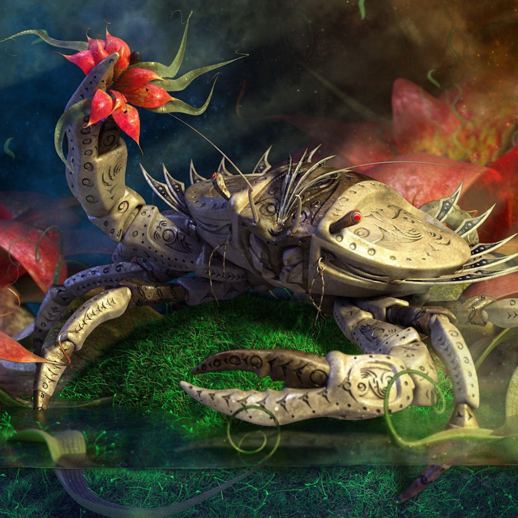 Металлический краб