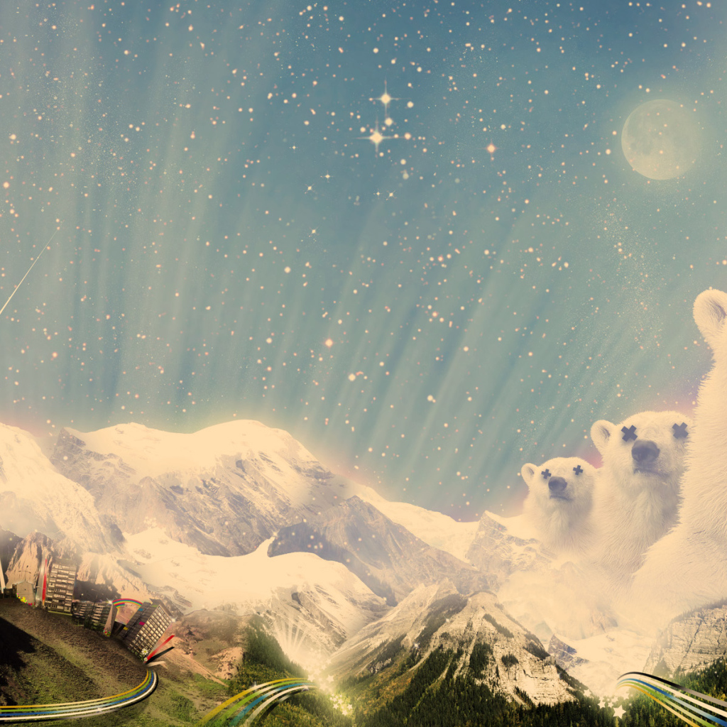 Белые мишки