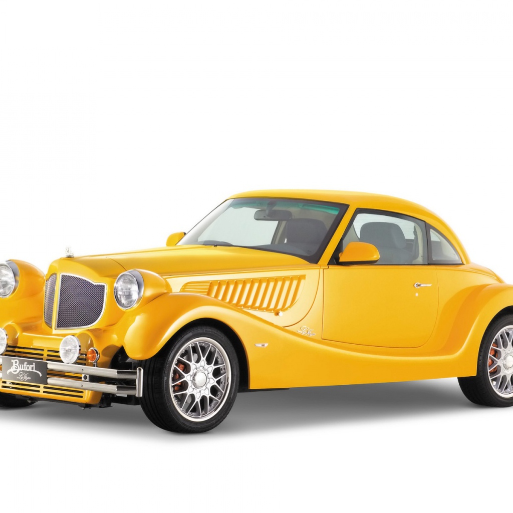 Желтый автомобиль Bufori