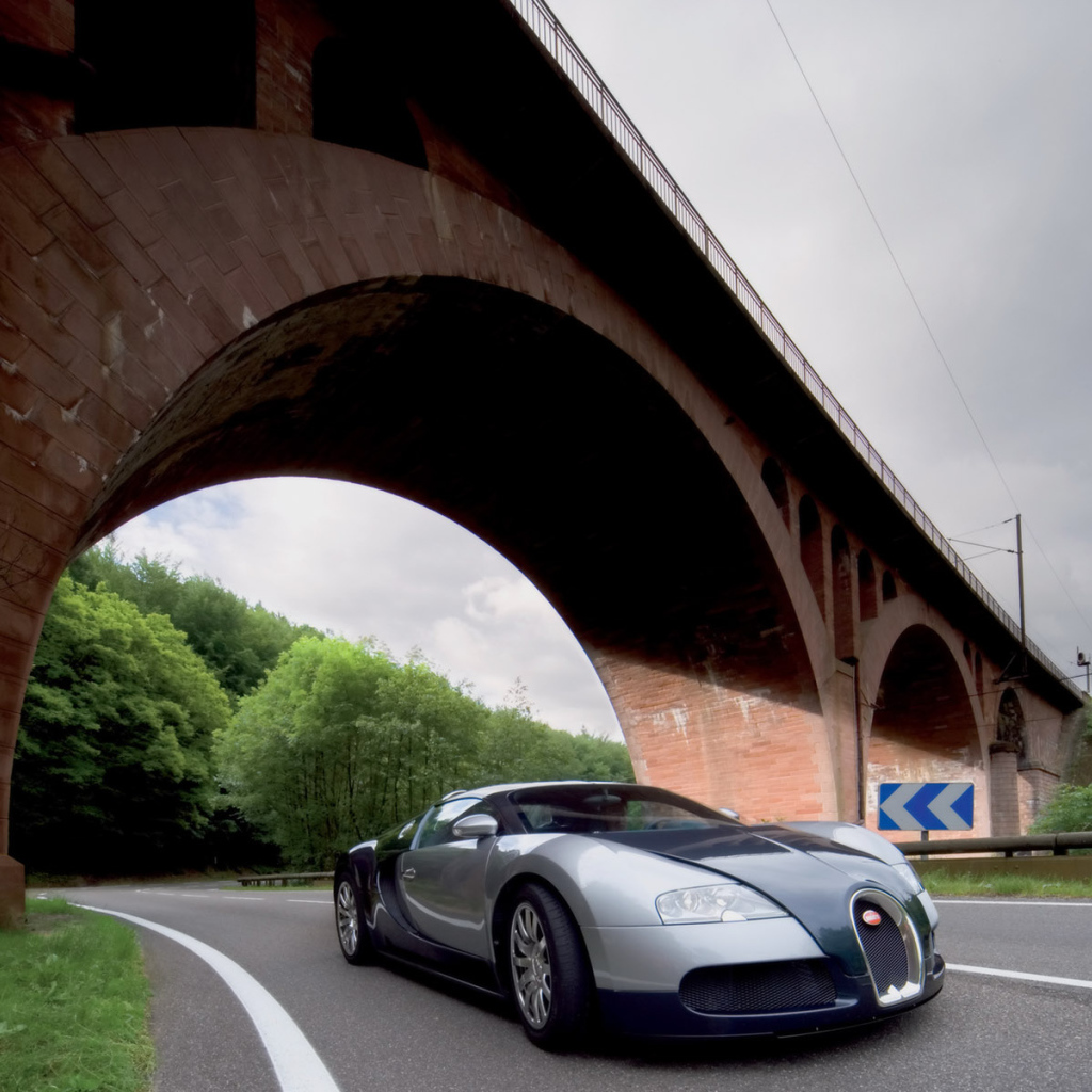 Veyron под мостом