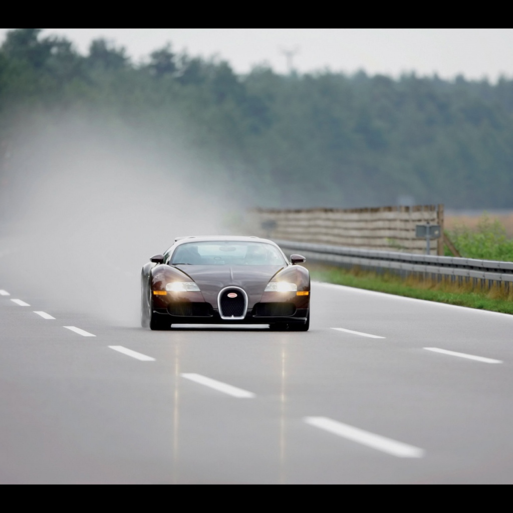 Veyron во время дождя