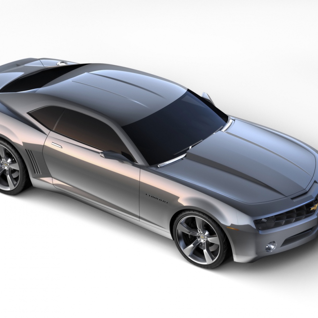 Серебряный Camaro