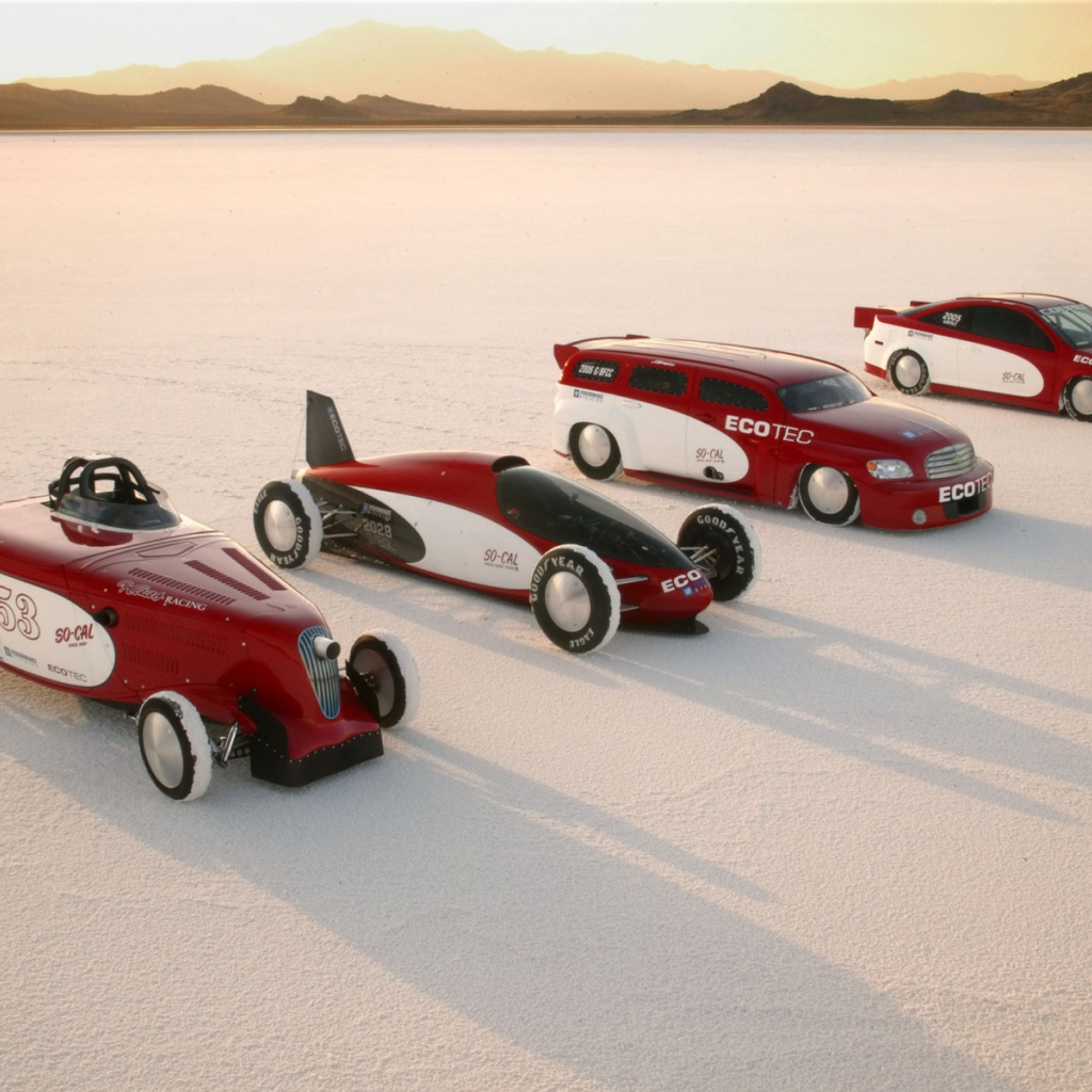 Chevrolet на солевом озере