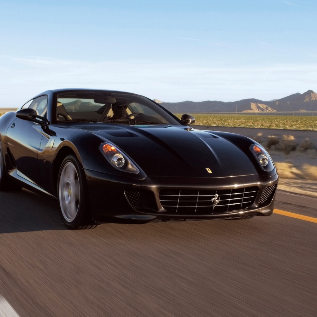 Черный Феррари 599 GTB