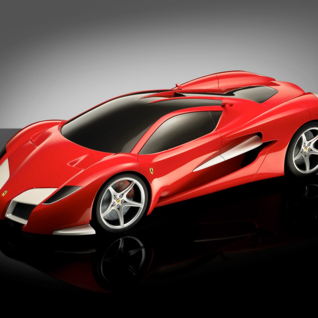 Красный Ferrari competition