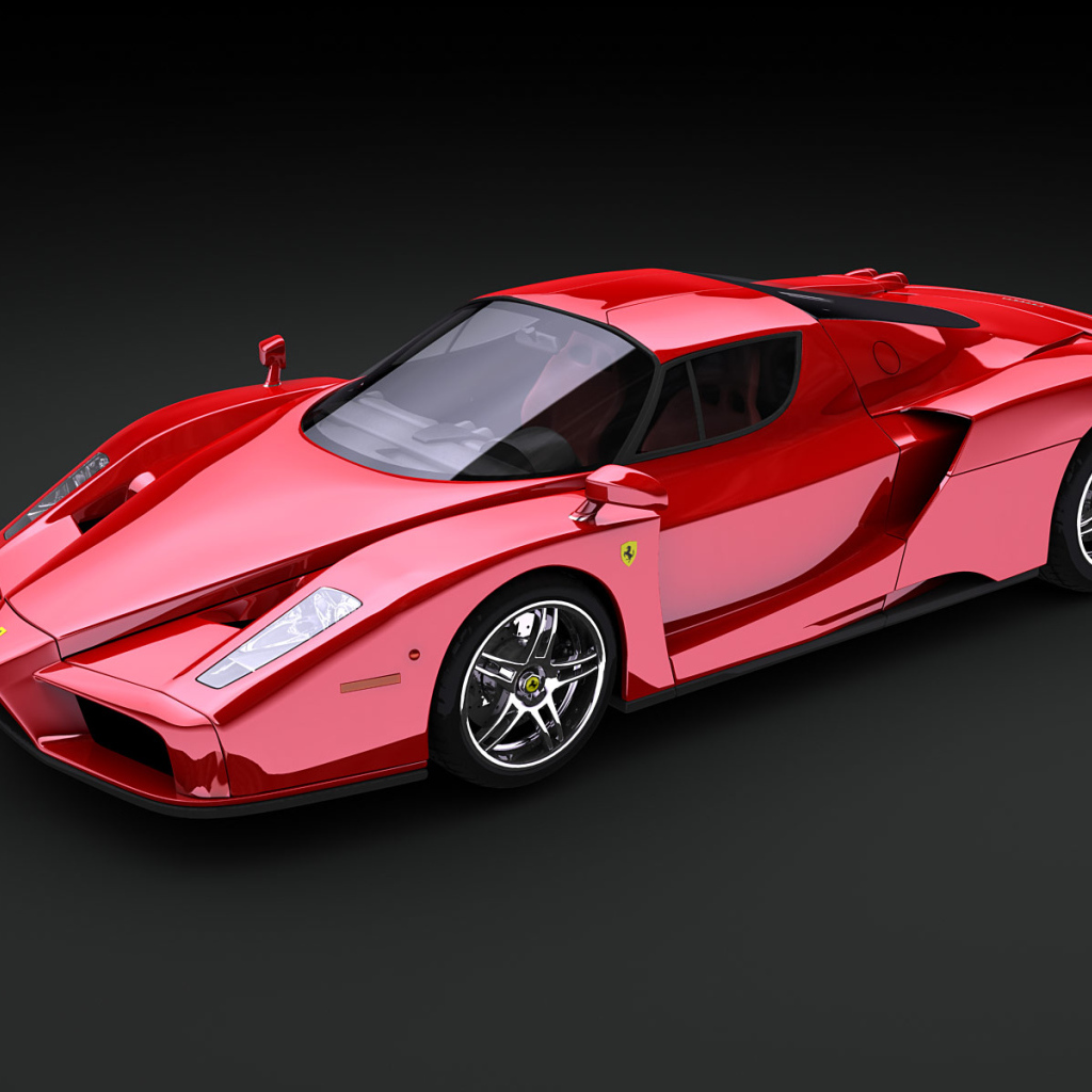 Красный Ferrari Enzo