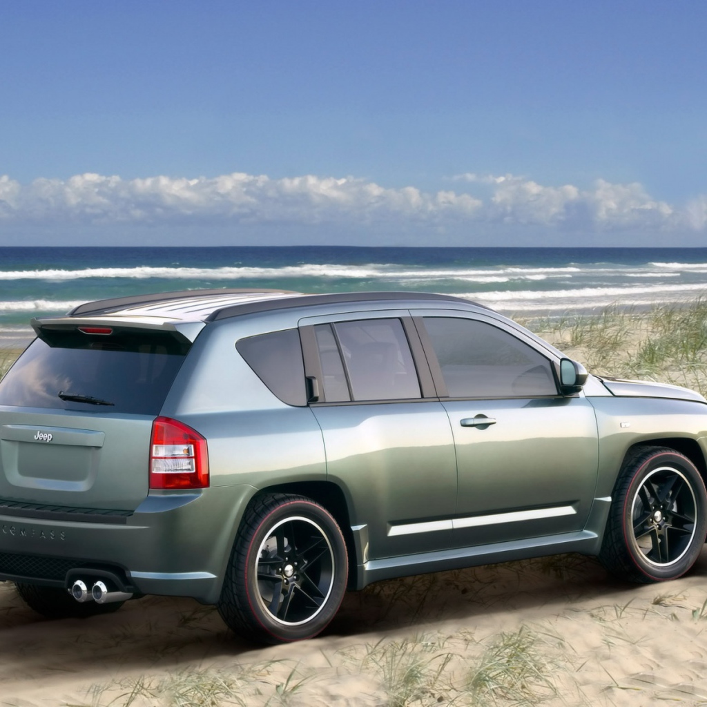 Jeep Compass у моря