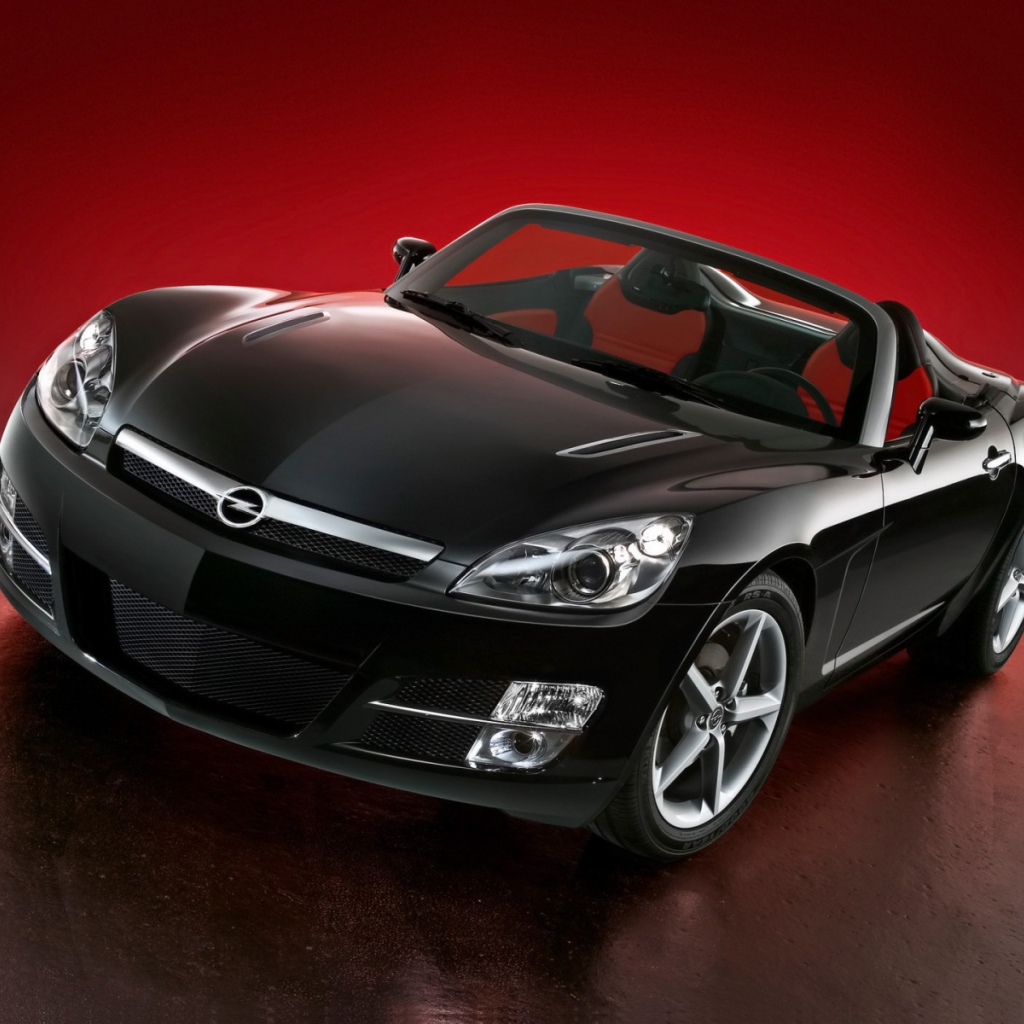 Черный Опель