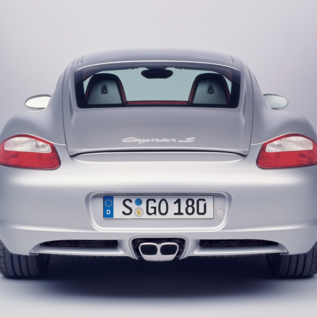 Porsche Cayman вид сзади