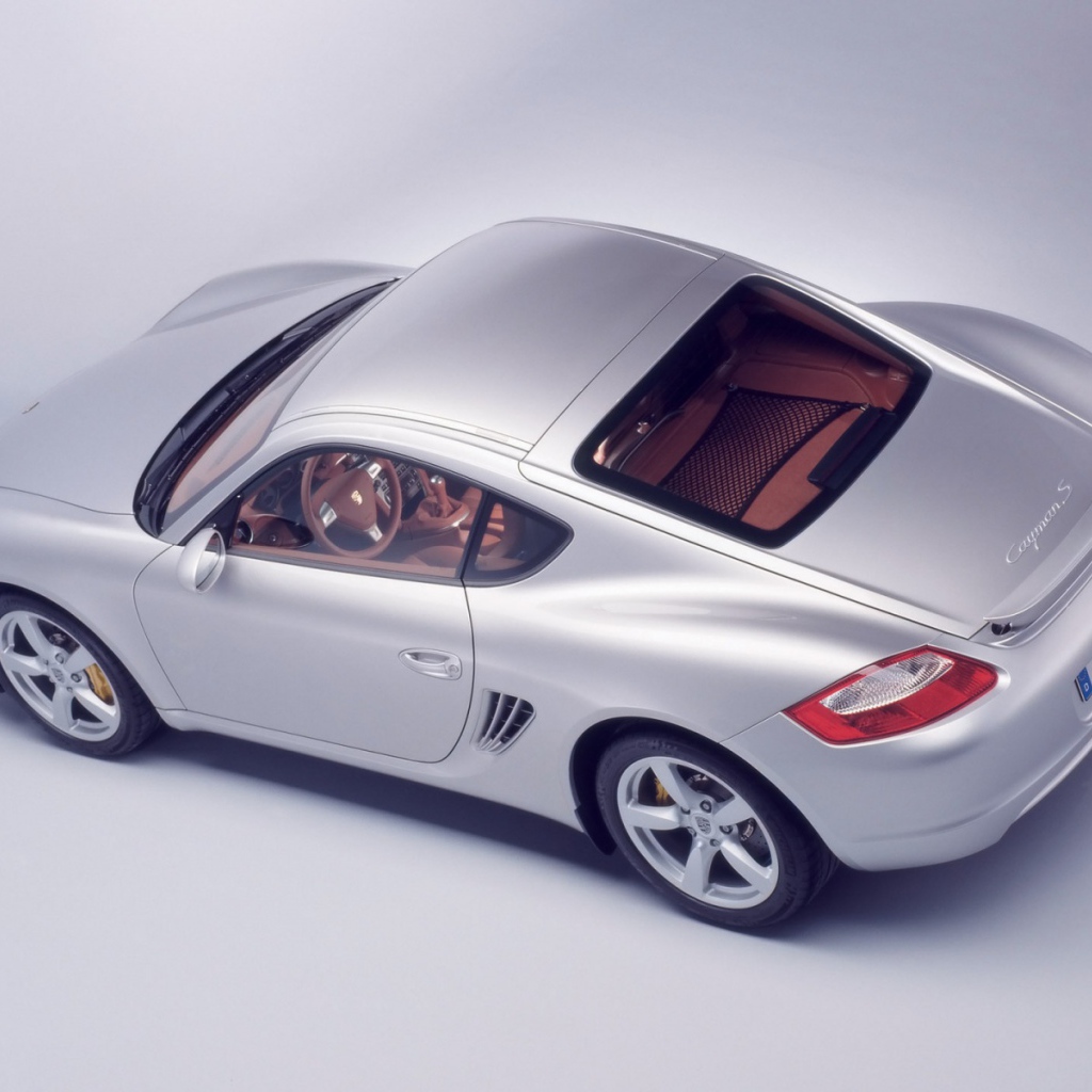 Porsche Cayman сверху